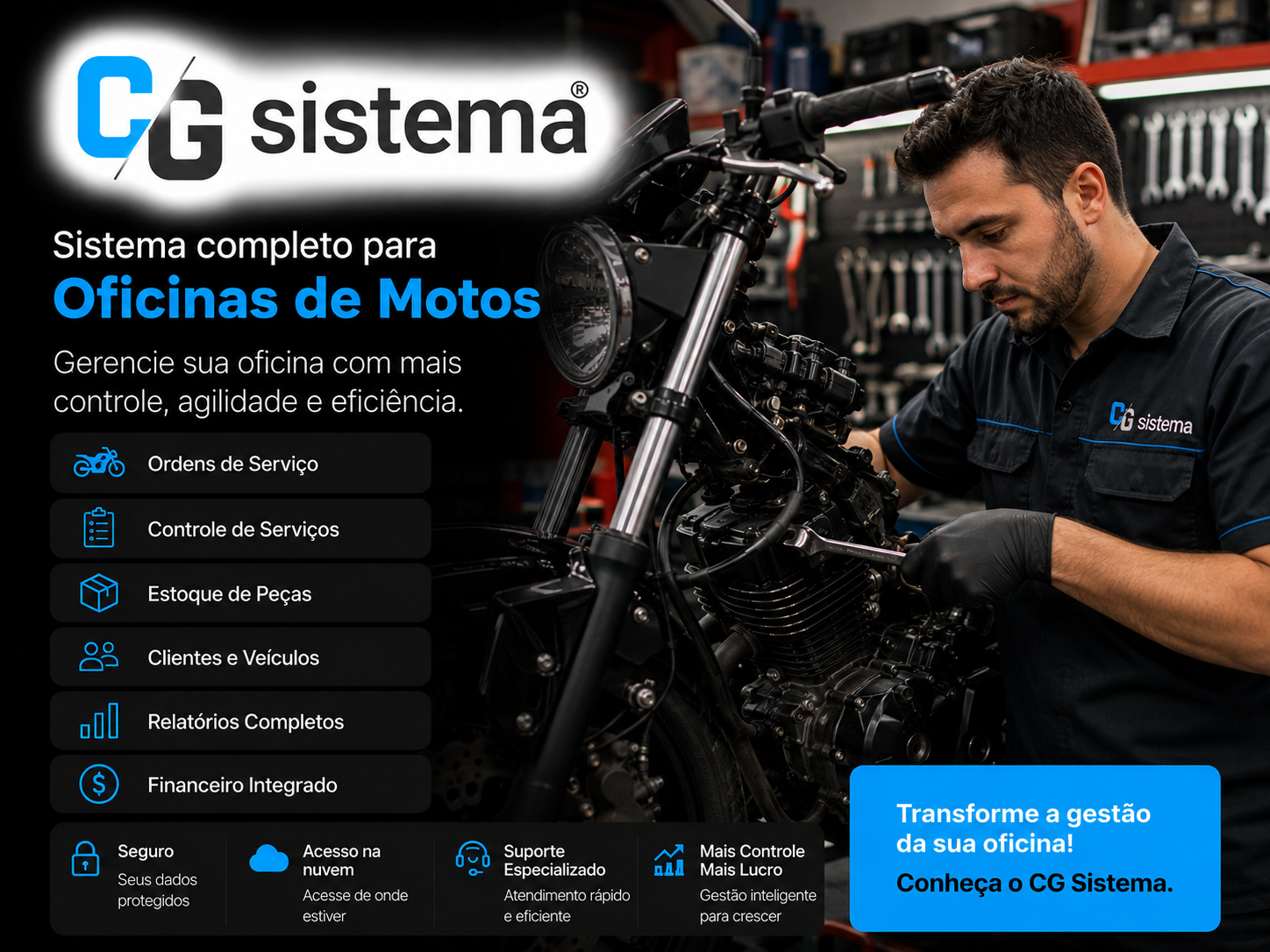 Sistema P/ Mecânica de Moto