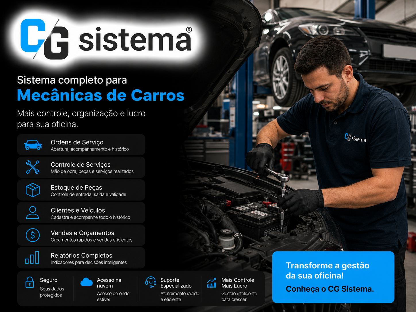 Sistema P/ Mecânicas de Carros