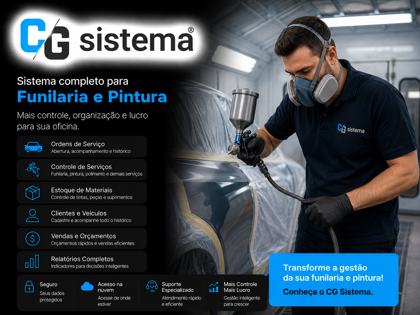 Sistema P/ Funilaria e Pintura.