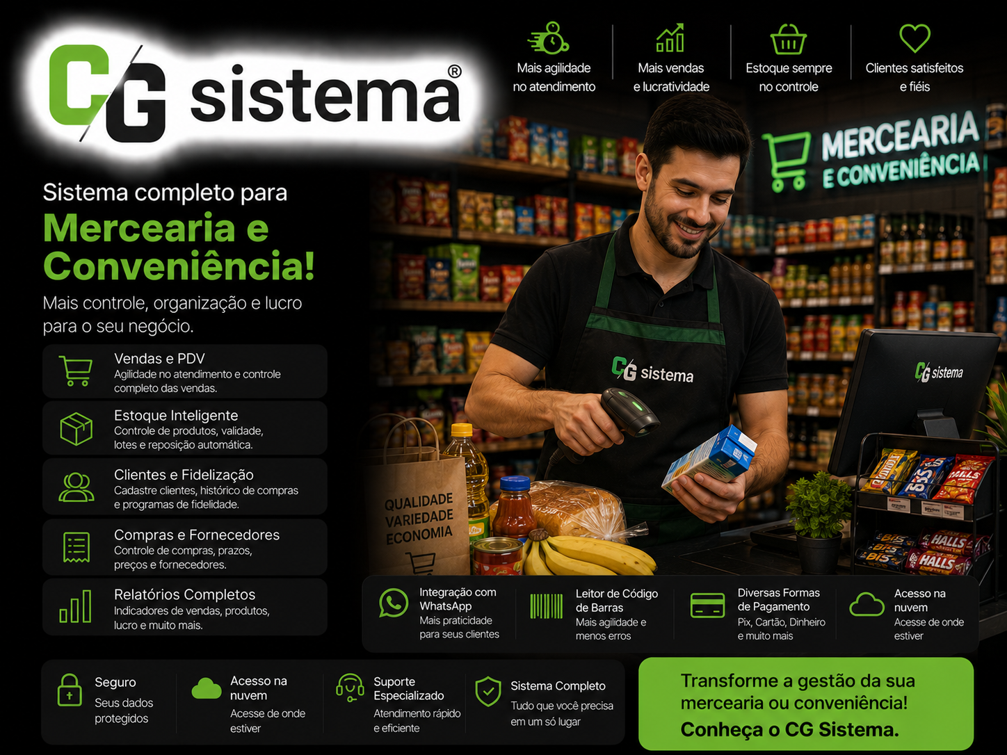 Sistema P/ Mercearia e Coveniência.