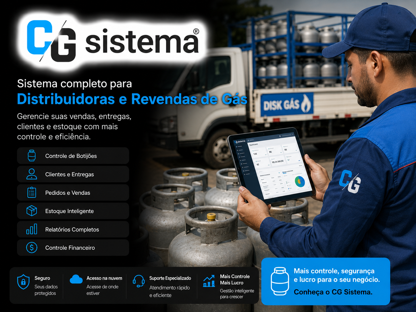 Sistema P/ Distribuidora e Revenda de Gás.